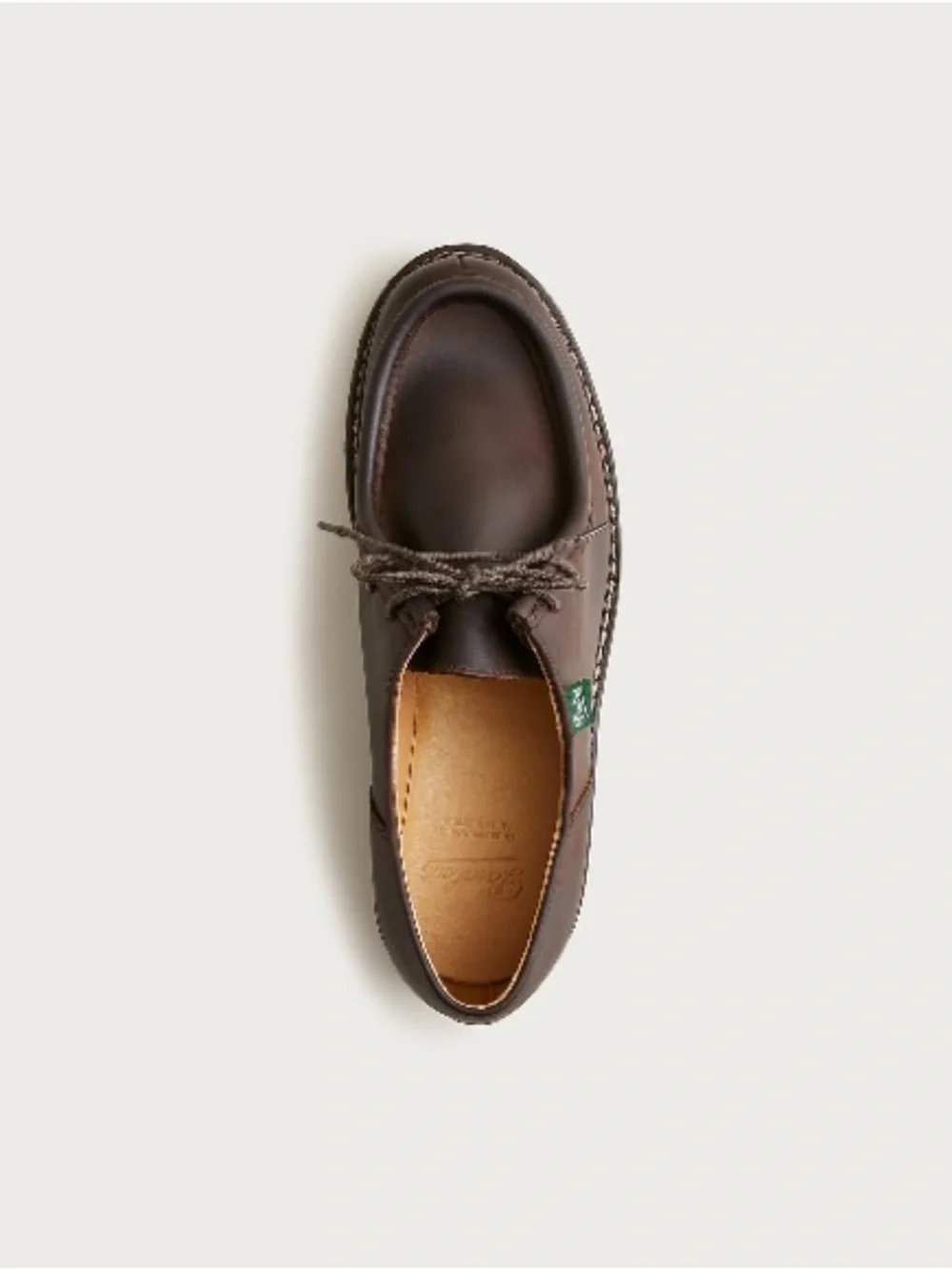 NWOB Paraboot Michael ll Derby Shoes Nubuck Gringo Brown EU 44.5 US 10.5